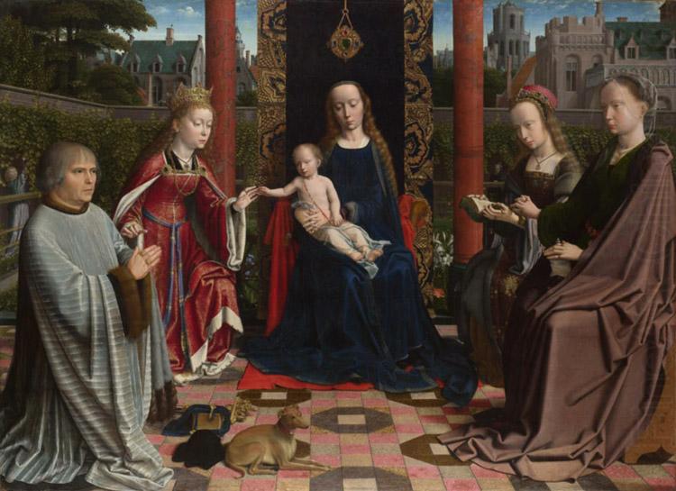 Gerard David The Mystic Marriage of St Catherine (mk08) china oil painting image